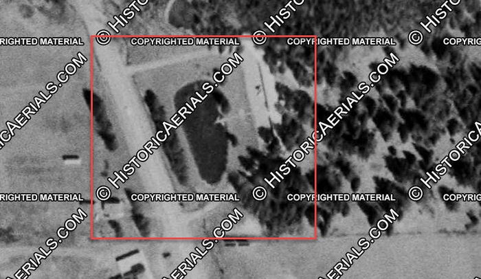 Tri-Terrace Motel - 1961 Aerial (newer photo)